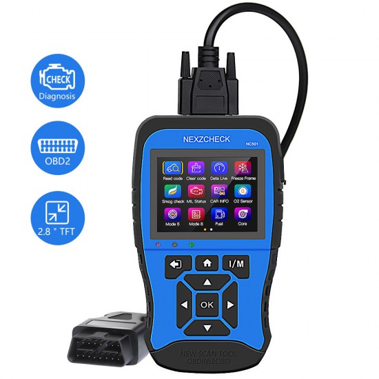 HUMZOR NexzCheck NC501 OBD2/EOBD Scanner for Universal Vehicles