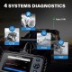 TOPDON ArtiDiag600 OBD2 Scanner Auto Code Reader 4 System Car Diagnostic Tool ABS SRS Engine Test Automative Scanner Free Update