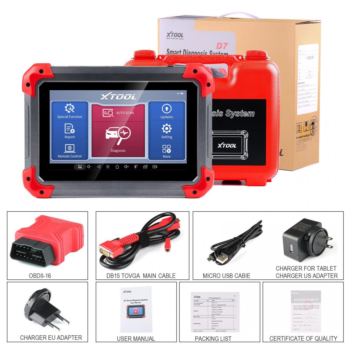 Newest Xtool D Obd Bi Directional Diagnostic Scan Tool With Oe