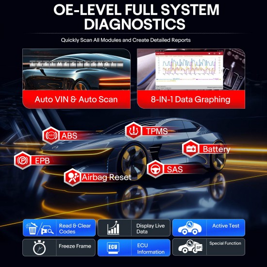 2024 Launch X431 PRO STAR Bidirectional Diagnostic Scanner Supports CAN FD DoIP 31 Service Functions ECU Coding upgrade of X431 V and Pro Elite